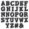 54 Pieces 3D Wooden Alphabet Letters for Tabletop, Home Wall, Party Decor, DIY Crafts, A-Z (3 Inch, Black, 0.6 In Thick)